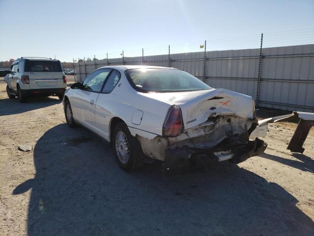 2G1WW12E419****** - 2001 CHEVROLET MONTE CARL 白色 照片 2