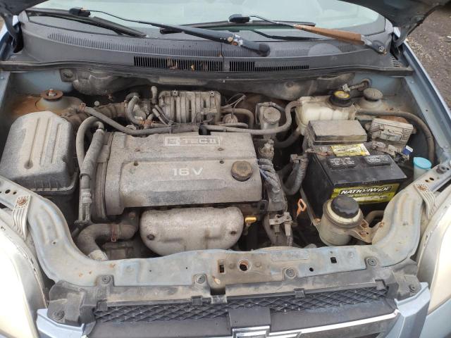 KL1TD55657B118448 - 2007 CHEVROLET AVEO BASE Mavi foto 11