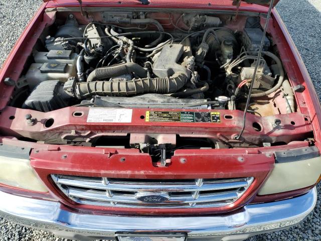 1FTYR10U53PB79794 - 2003 FORD RANGER RED photo 11