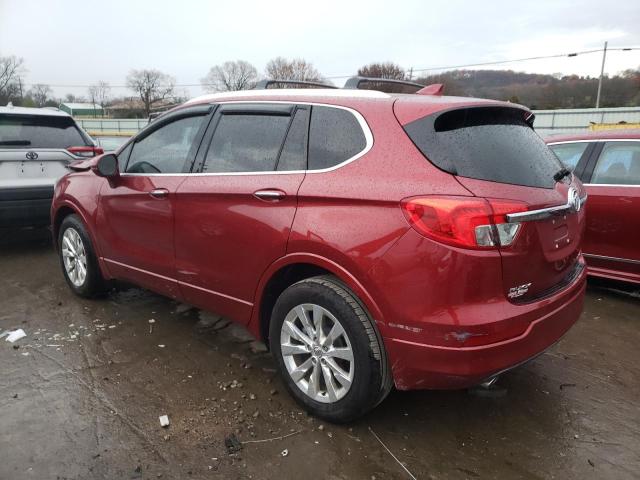 LRBFX1SA0JD009226 - 2018 BUICK ENVISION E RED photo 2