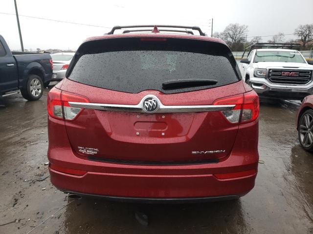LRBFX1SA0JD009226 - 2018 BUICK ENVISION E RED photo 6
