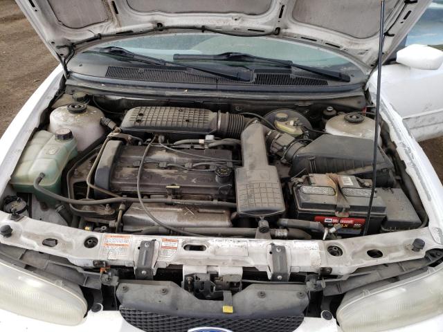 1FALP6536TK109978 - 1996 FORD CONTOUR GL WHITE photo 11