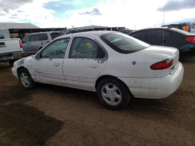 1FALP6536TK109978 - 1996 FORD CONTOUR GL WHITE photo 2