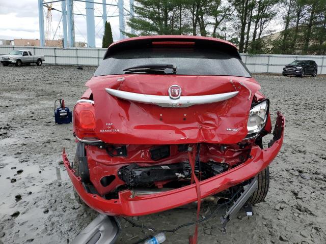 ZFBCFYCT0GP334326 - 2016 FIAT 500X TREKK RED photo 6