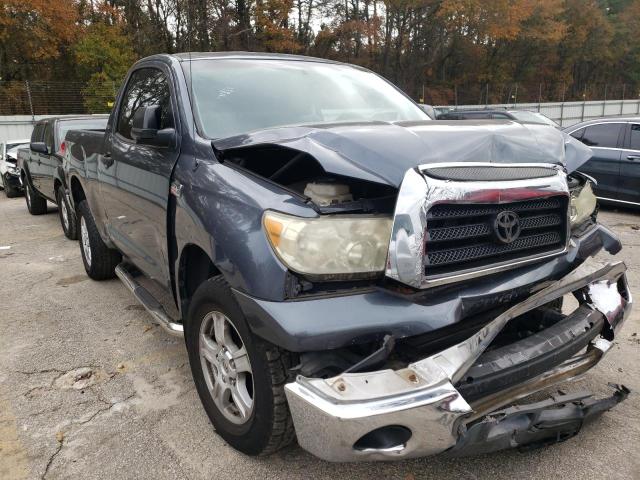 5TFKV52127X001715 - 2007 TOYOTA TUNDRA BLUE photo 4