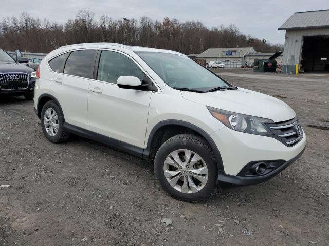 5J6RM4H74EL056754 - 2014 HONDA CR-V EXL WHITE photo 4