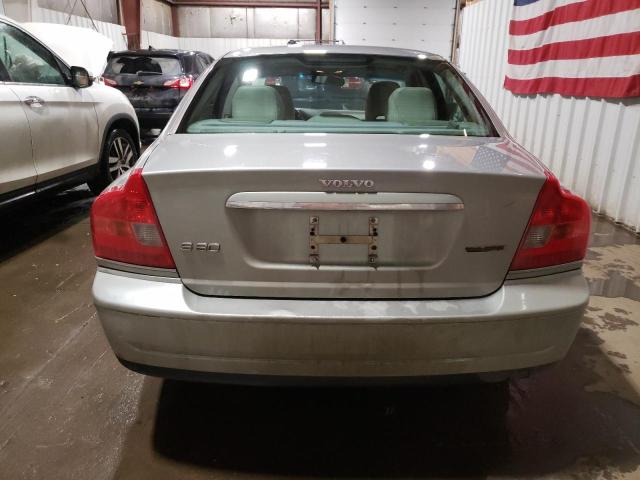 YV1TS92D541335440 - 2004 VOLVO S80 SILVER photo 6