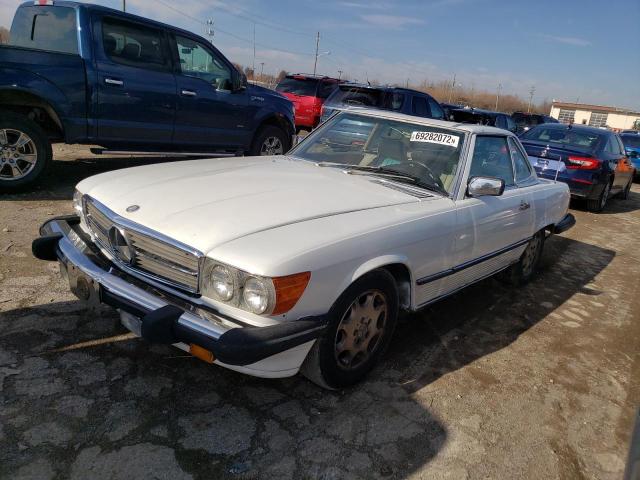 WDBBA48DXHA070257 - 1987 MERCEDES-BENZ 560 SL WHITE photo 1