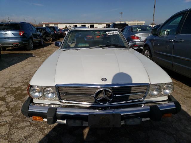 WDBBA48DXHA070257 - 1987 MERCEDES-BENZ 560 SL WHITE photo 5