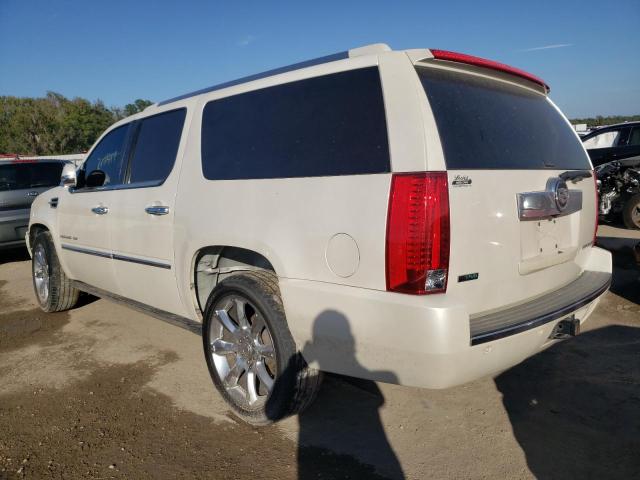 1GYUKJEF0AR278435 - 2010 CADILLAC ESCALADE E WHITE photo 2