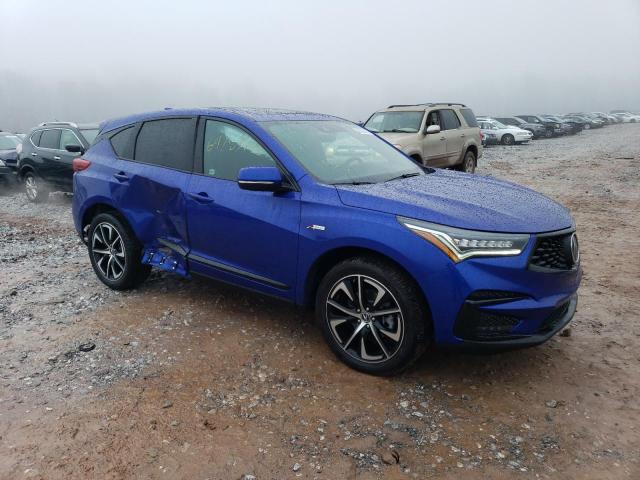 5J8TC2H60ML009196 - 2021 ACURA RDX A-SPEC BLUE photo 4