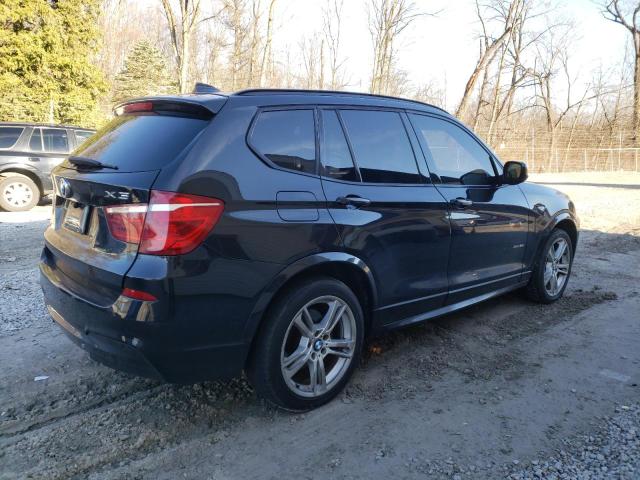 5UXWX9C54D0A21359 - 2013 BMW X3 XDRIVE2 BLACK photo 3