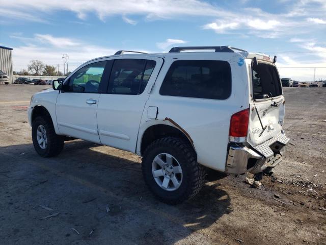 5N1BA08A57N712189 - 2007 NISSAN ARMADA SE WHITE photo 2