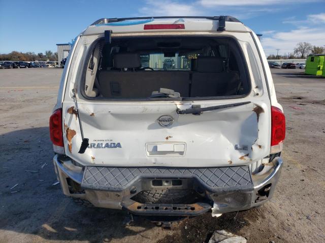 5N1BA08A57N712189 - 2007 NISSAN ARMADA SE WHITE photo 6