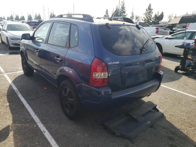 KM8JM12B25U118060 - 2005 HYUNDAI TUCSON GL BLUE photo 2