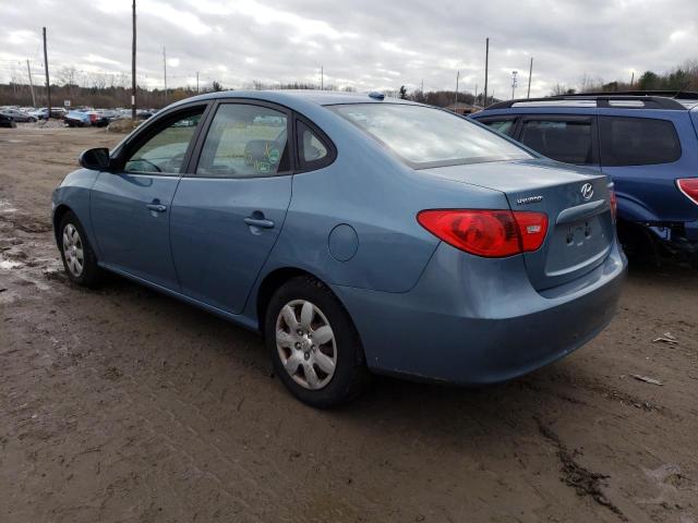 KMHDU46D47U177303 - 2007 HYUNDAI ELANTRA BLUE photo 2