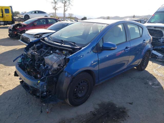 JTDKDTB39F1112353 - 2015 TOYOTA PRIUS C BLUE photo 1