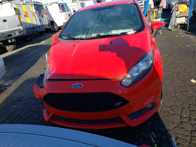 3FADP4GX8FM130529 - 2015 FORD FIESTA ST RED photo 5