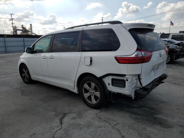 5TDKZ3DC7HS816703 - 2017 TOYOTA SIENNA LE WHITE photo 2