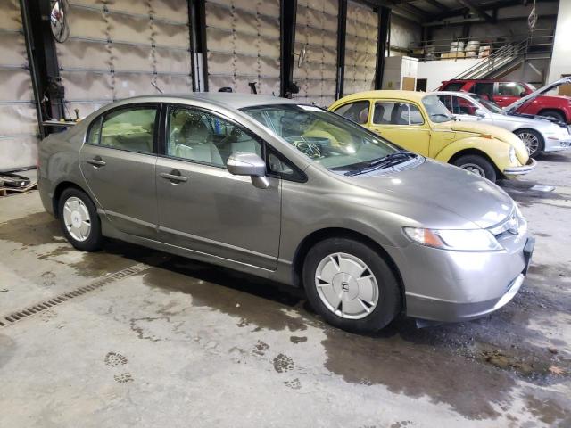 JHMFA36297S023162 - 2007 HONDA CIVIC HYBR GRAY photo 4