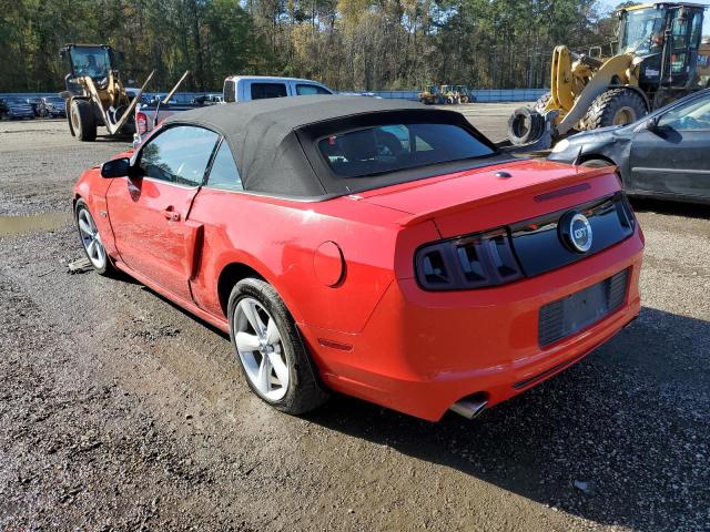 1ZVBP8FF2D5220485 - 2013 FORD MUSTANG GT RED photo 2