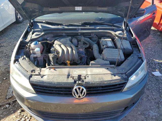 3VW1K7AJ5DM410789 - 2013 VOLKSWAGEN JETTA BASE 灰色 照片 11