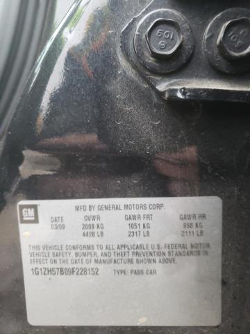 1G1ZH57B09F228152 - 2009 CHEVROLET MALIBU 1LT Schwarz Foto 13