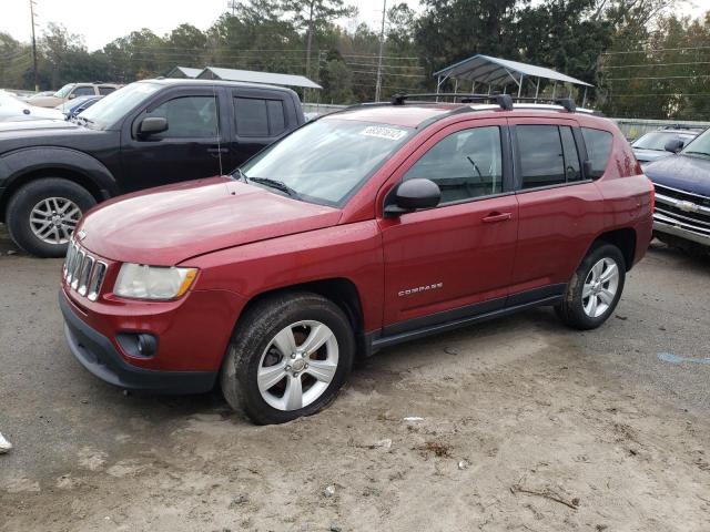 1C4NJCBA1CD525995 - 2012 JEEP COMPASS SP RED photo 1