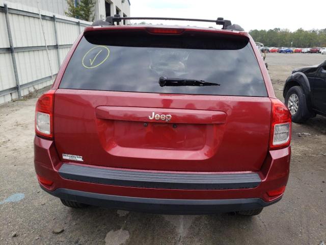 1C4NJCBA1CD525995 - 2012 JEEP COMPASS SP RED photo 6