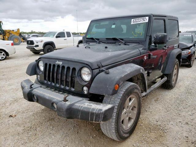 1C4AJWAG0FL759075 - 2015 JEEP WRANGLER S BLACK photo 2