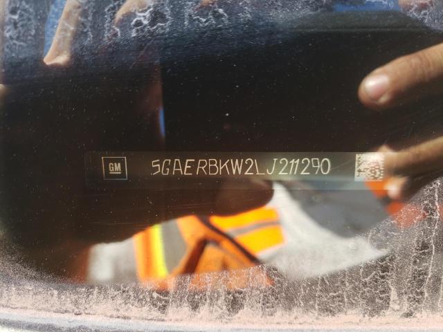 5GAERBKW2LJ211290 - 2020 BUICK ENCLAVE ES WHITE photo 10