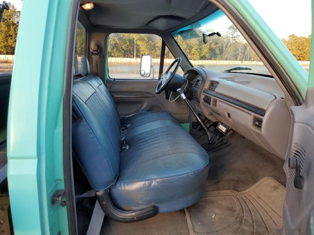 1FDLF47F0VEB15068 - 1997 FORD F SUPER DU TURQUOISE photo 5