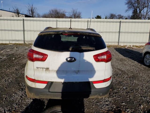 KNDPB3A23D7392026 - 2013 KIA SPORTAGE B WHITE photo 6