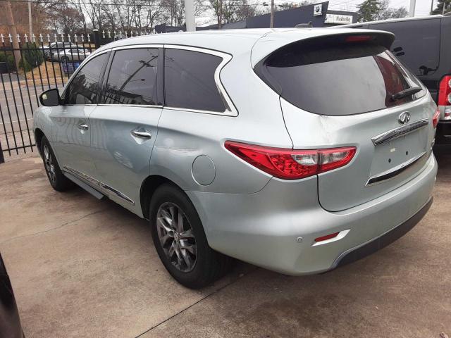 5N1AL0MM7DC332302 - 2013 INFINITI JX35 SILVER photo 3