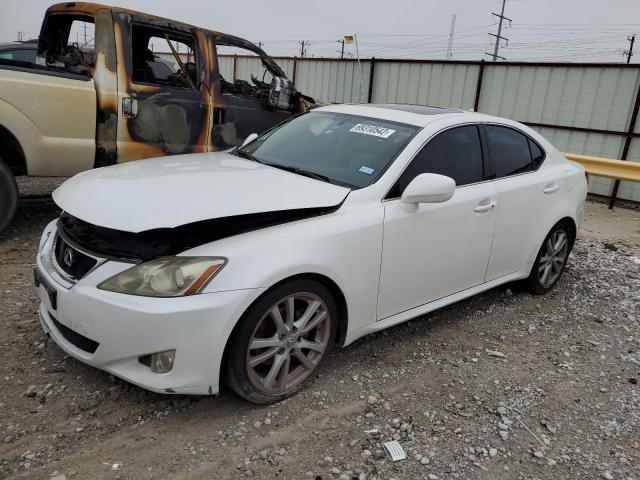 JTHBK262475049432 - 2007 LEXUS IS 250 WHITE photo 1