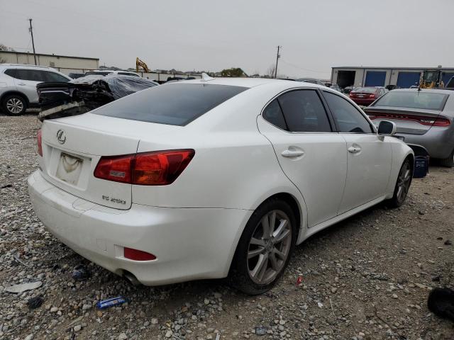 JTHBK262475049432 - 2007 LEXUS IS 250 WHITE photo 3