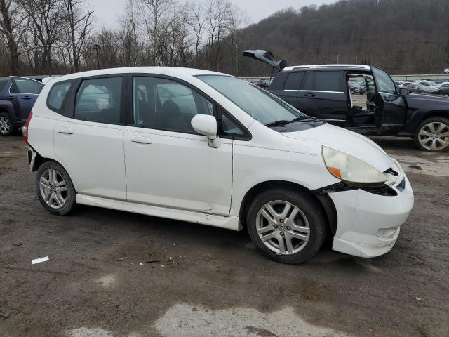 JHMGD38617S062419 - 2007 HONDA FIT S 白色 照片 4