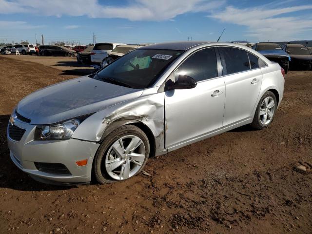 1G1P75SZ3E7276098 - 2014 CHEVROLET CRUZE SILVER photo 1