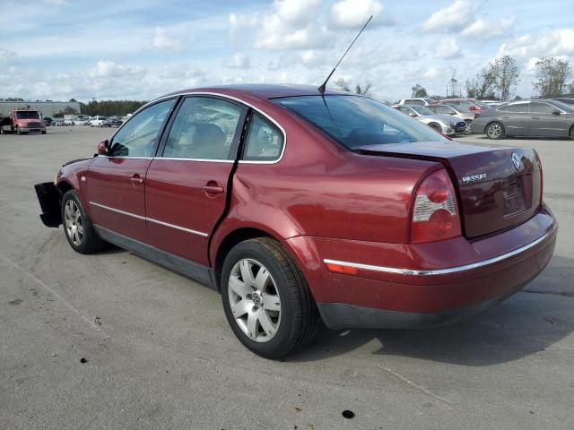 WVWRH63B73P254364 - 2003 VOLKSWAGEN PASSAT GLX Qırmızı foto 2