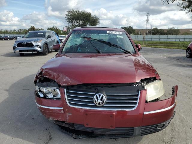 WVWRH63B73P254364 - 2003 VOLKSWAGEN PASSAT GLX Qırmızı foto 5