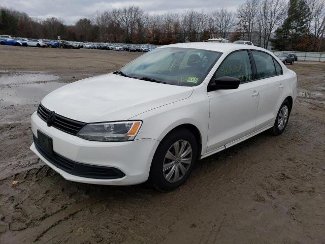 3VW2K7AJ3BM058412 - 2011 VOLKSWAGEN JETTA BASE WHITE photo 1