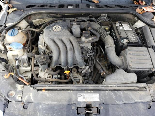 3VW2K7AJ3BM058412 - 2011 VOLKSWAGEN JETTA BASE WHITE photo 11