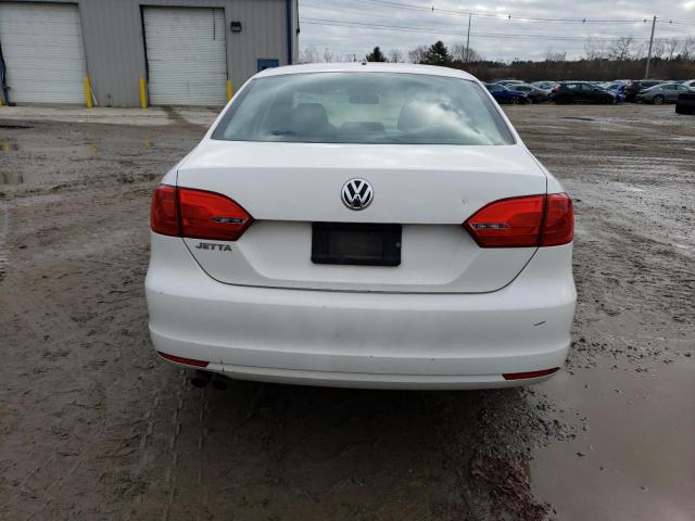 3VW2K7AJ3BM058412 - 2011 VOLKSWAGEN JETTA BASE WHITE photo 6
