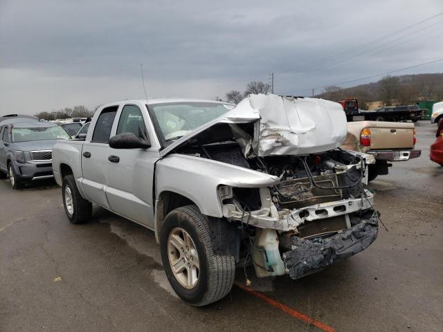 1D7CE3GK8AS163630 - 2010 DODGE DAKOTA SXT SILVER photo 1