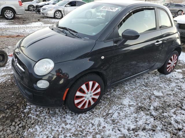 3C3CFFAR5CT343992 - 2012 FIAT 500 BLACK photo 1