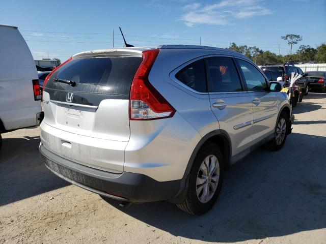 2HKRM3H74EH554909 - 2014 HONDA CR-V EXL SILVER photo 3