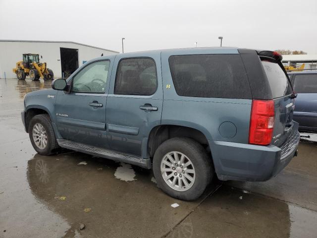 1GKFK13579R112924 - 2009 GMC YUKON HYBR TEAL photo 2