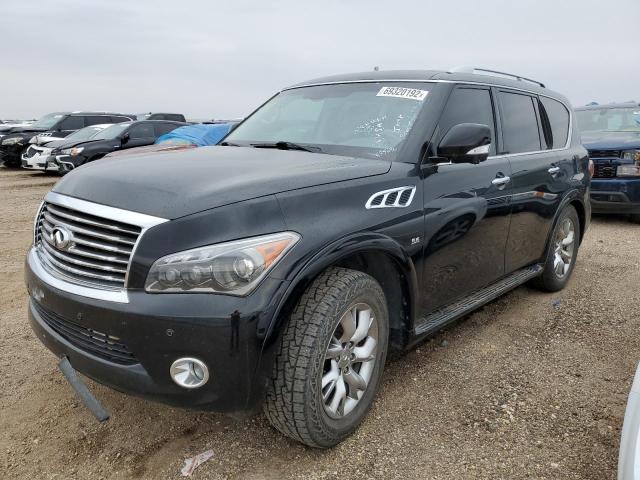 JN8AZ2NE7E9068457 - 2014 INFINITI QX80 BLACK photo 1