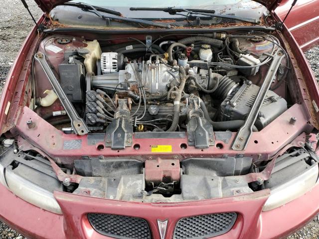 1G2WR52141F183358 - 2001 PONTIAC GRAND PRIX წითელი ფოტო 11
