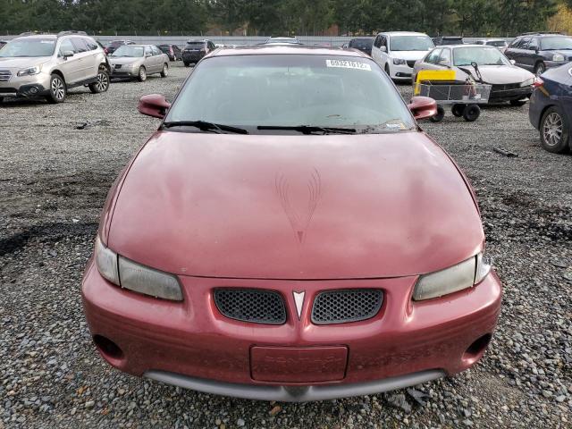 1G2WR52141F183358 - 2001 PONTIAC GRAND PRIX წითელი ფოტო 5